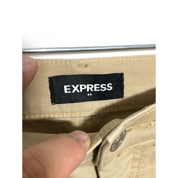 Express Straight Super High Rise Pants Chinos Women 6R Preppy Casual Stretch NWT - Picture 7 of 9